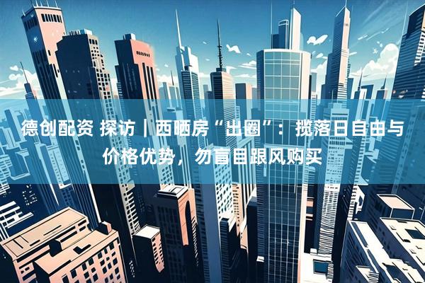 德创配资 探访｜西晒房“出圈”：揽落日自由与价格优势，勿盲目跟风购买